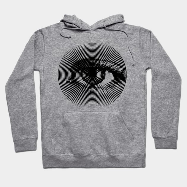 Monochromatic Eye Hoodie by NorthOfLongIsland